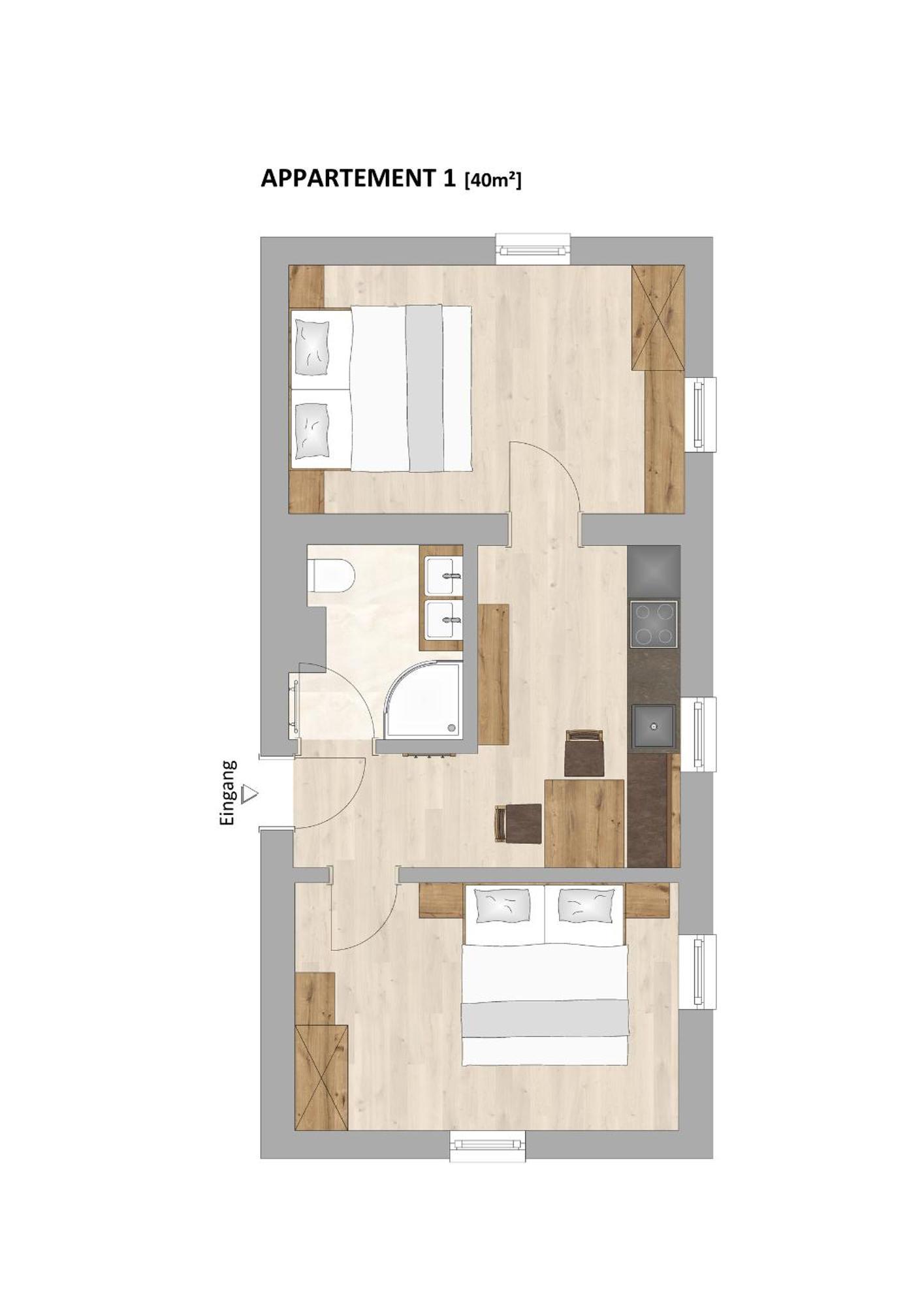 Tischlmuehle Appartements & Mehr Grobming Quarto foto